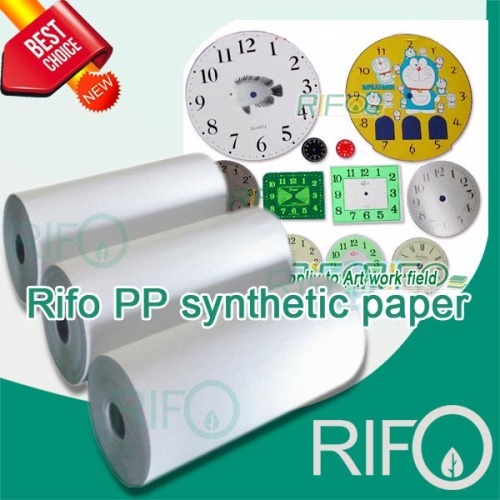 single side coating quick dry synthetic paper for label use