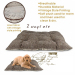 SpeedyPet Brand Large Size Linen Fabric Pet Bed