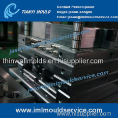 iml plastics molds/ iml containers molded/ iml mold making supplies