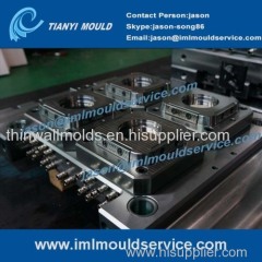 iml plastics molds/ iml containers molded/ iml mold making supplies