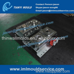 process of 500ml dry fruit thin wall plastic box mould exporter / S136 steel thin-walls cup mould