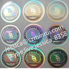 Manufacturer Hologram Destructible Paper Tamper Evident Self Adhesive Holographic Security Stickers Anti-fake Label