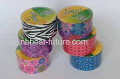 colorful duct tape DIY with strong