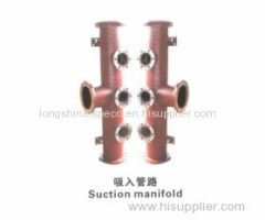 Suction manifold for mud pump