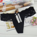 2015 new spandex laced thong pretty lace g-string women sexy t-back underpants stretched lace lady panties hot lingerie