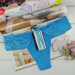 2015 new spandex laced thong pretty lace g-string women sexy t-back underpants stretched lace lady panties hot lingerie