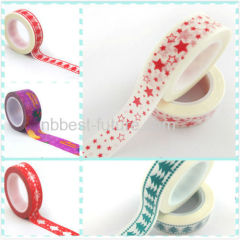 Writing printed custom Japanese washi paper tape