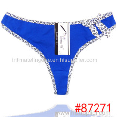 2015 New cute cotton g-string stretch lady thong sexy Underpants lady panties women underwear girl t-back hot lingerie