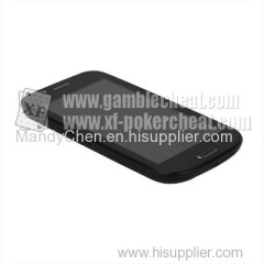 Black Plastic Samsung Glaxy K4 English Poker Analyzer With Built - In Camera