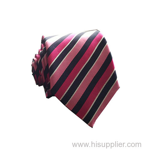 fashion polyester woven necktie