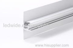 wall mounted aluminum profile with UV-resistant snap-in diffuser