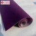 Custom Purple Velvet Upholstery Fabric Flock Material For Jewelry Box or Watch Boxes