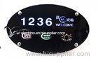Glass Ellipse Shape Rivet Hotel Doorbell System LED Door Number Service Panel