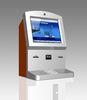 Interactive Touch Ticket Vending Kiosk Desktop With Singage LCD Display