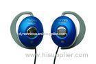 Computer Blue 30mm Speaker Ear Hook Headphones With SoftEarcups