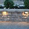 Stainless Steel Low Voltage Garden Light 12V led stone light Retaining wall light led hardscape lighting