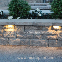 Stainless Steel Low Voltage Garden Light 12V led stone light Retaining wall light led hardscape lighting