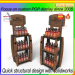 Wooden retail display rack for beers/wines