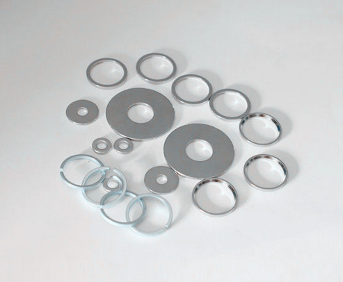N45 nickel plating ring neodymium magnet for sale