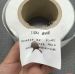 Minrui Permanent Adhesive Ultra Destructible Labels Material Matte White Self Destructible Paper
