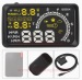 Ouchuangbo car HUD head up display OBD2 support overspeed fuel