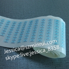 Wholesale Warranty Void If Seal Removed Destructible Calibration Stickers Printed Serial Number And Name Roll Stickers