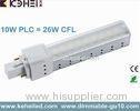 10W G24 LED PL tube Light 2 pins and 4 pins replace 26W CFLs with 140 Beam Spread