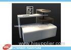 Supermarket Fashionable MDF Retail Display Tables Custom For Presenting Shoes