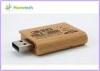 Laser Engraving Logo Promotional Wooden USB Flash Drive