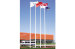 Aluminum external halyard flagpole