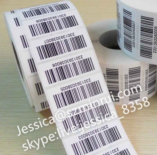 Custom Adhesive Seal Labels Barcode Printable Security Label If Seals Labels Removed Warranty Void