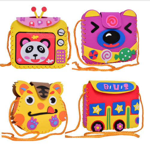 DIY EVA handbag for children