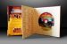 Rectangular die cut DVD disc packaging board book