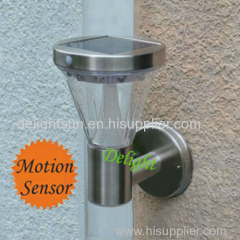 Solar Wall Light with Sensor outdoor wall light with pir solar motion sensor wall lighting