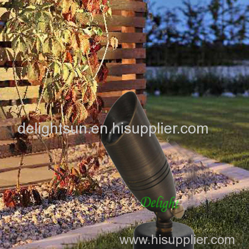 Brass Outdoor Led spot light led path lighting 12V Led landscape ligthing garden path lighting