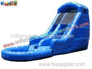 Commercial grade 0.55mm PVC tarpaulin Double Outdoor Inflatable Water Slides for Kids