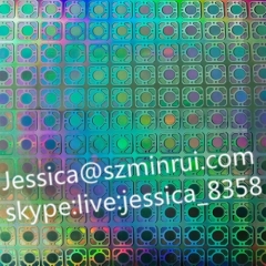 Manufacturer Hologram Destructible Paper Tamper Evident Self Adhesive Holographic Security Stickers Anti-fake Label