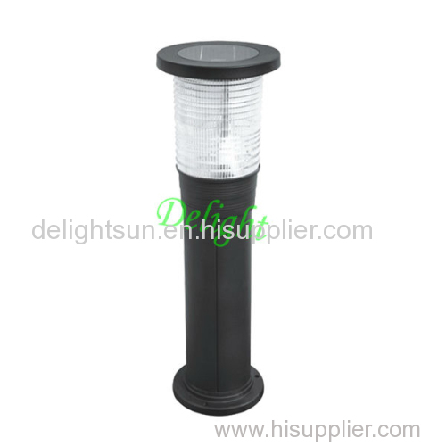 high quality Black finished Outdoor Garden Led Solar Lawn Light solar post lighting for pathway