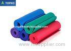 Fashionable Anti - Tear Green Yoga Exercise Mat 72'' * 24'' For Hospital / Health Club