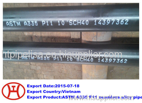 ASTM A335 P11 steel pipe