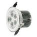 Adjustable Angle Silver 15W LED Downlight With 2800 To 3200K Used For Project Lighting