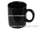 12OZ Black personalized ceramic coffee mugs for Hotel / restaurant / home