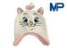 Girls Kids Lovely Animal Embroidery Knitter Beanie Hats for Ski in winter