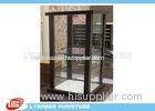 Brown Customized MDF Glass Countertop Display Cabinet For Women Bags display
