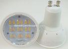 4 W LED GU10 Lamps Heat-Conductive Plastic 2800K / 4000K / 6000K
