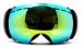 Womens Mirrored Double Lens OTG Snowboarding Goggles for Skiing