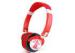 HI FI Fashion Stereo Headphones with detachable Cord Rubber Finish Folding Headset