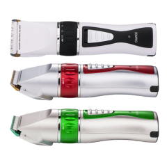 Electric Hair Clipper with Detachable Titanium Fiexed Kinfe and Ceramic Blade Clipper Colors for Choice