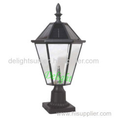 Europea-style Outdoor Garden Lighting Solar Pillar Light Solar Post Lighting