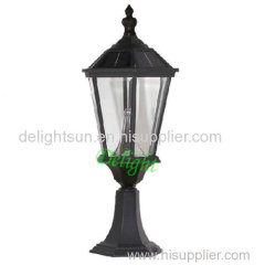 High power Outdoor Solar Post Lamp for garden lighting decorative